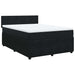Pat box spring cu saltea, negru, 140x190 cm, catifea - WALTI WALTI