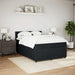Pat box spring cu saltea, negru, 140x190 cm, catifea - WALTI WALTI