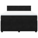 Pat box spring cu saltea, negru, 140x190 cm, catifea - WALTI WALTI