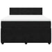 Pat box spring cu saltea, negru, 140x190 cm, catifea - WALTI WALTI