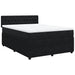 Pat box spring cu saltea, negru, 140x190 cm, catifea - WALTI WALTI