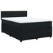Pat box spring cu saltea, negru, 140x200 cm, catifea - WALTI WALTI