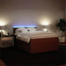 Pat box spring cu saltea, roz, 140x200 cm, catifea - WALTI WALTI