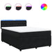 Pat box spring cu saltea, negru, 140x200 cm, catifea - WALTI WALTI