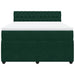 Pat box spring cu saltea, verde închis, 140x200 cm, catifea - WALTI WALTI