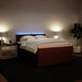 Pat box spring cu saltea, roz, 140x200 cm, catifea - WALTI WALTI