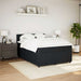 Pat box spring cu saltea, negru, 140x200 cm, catifea - WALTI WALTI