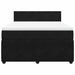 Pat box spring cu saltea, negru, 160x200 cm, catifea - WALTI WALTI