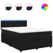 Pat box spring cu saltea, negru, 160x200 cm, catifea - WALTI WALTI