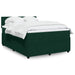 Pat box spring cu saltea, verde închis, 160x200 cm, catifea - WALTI WALTI