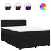 Pat box spring cu saltea, negru, 160x200 cm, catifea - WALTI WALTI