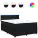 Pat box spring cu saltea, negru, 160x200 cm, catifea - WALTI WALTI