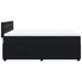 Pat box spring cu saltea, negru, 160x200 cm, catifea - WALTI WALTI