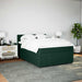 Pat box spring cu saltea, verde închis, 160x200 cm, catifea - WALTI WALTI