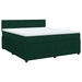 Pat box spring cu saltea, verde închis, 180x200 cm, catifea - WALTI WALTI