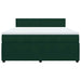 Pat box spring cu saltea, verde închis, 180x200 cm, catifea - WALTI WALTI