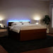 Pat box spring cu saltea, roz, 180x200 cm, catifea - WALTI WALTI