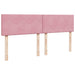 Pat box spring cu saltea, roz, 180x200 cm, catifea - WALTI WALTI