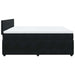 Pat box spring cu saltea, negru, 180x200 cm, catifea - WALTI WALTI