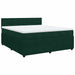 Pat box spring cu saltea, verde închis, 180x200 cm, catifea - WALTI WALTI