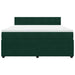 Pat box spring cu saltea, verde închis, 180x200 cm, catifea - WALTI WALTI