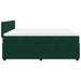 Pat box spring cu saltea, verde închis, 180x200 cm, catifea - WALTI WALTI