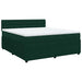 Pat box spring cu saltea, verde închis, 180x200 cm, catifea - WALTI WALTI