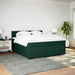 Pat box spring cu saltea, verde închis, 180x200 cm, catifea - WALTI WALTI