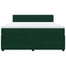 Pat box spring cu saltea, verde închis, 180x200 cm, catifea - WALTI WALTI