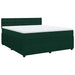 Pat box spring cu saltea, verde închis, 180x200 cm, catifea - WALTI WALTI