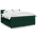 Pat box spring cu saltea, verde închis, 180x200 cm, catifea - WALTI WALTI