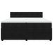 Pat box spring cu saltea, negru, 200x200 cm, catifea - WALTI WALTI