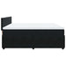Pat box spring cu saltea, negru, 200x200 cm, catifea - WALTI WALTI