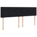 Pat box spring cu saltea, negru, 200x200 cm, catifea - WALTI WALTI