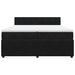Pat box spring cu saltea, negru, 200x200 cm, catifea - WALTI WALTI