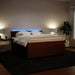 Pat box spring cu saltea, roz, 200x200 cm, catifea - WALTI WALTI