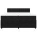 Pat box spring cu saltea, negru, 200x200 cm, catifea - WALTI WALTI