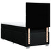 Pat box spring cu saltea, negru, 80x200 cm, textil - WALTI WALTI