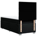 Pat box spring cu saltea, negru, 90x190 cm, textil - WALTI WALTI