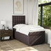 Pat box spring cu saltea, maro închis, 90x190 cm, textil - WALTI WALTI
