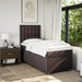 Pat box spring cu saltea, maro închis, 90x200 cm, textil - WALTI WALTI