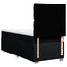 Pat box spring cu saltea, negru, 100x200 cm, textil - WALTI WALTI