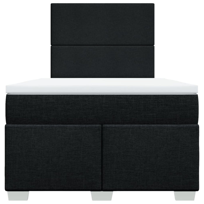 Pat box spring cu saltea, negru, 120x190 cm, catifea - WALTI WALTI