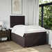 Pat box spring cu saltea, maro închis, 120x190 cm, textil - WALTI WALTI