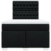 Pat box spring cu saltea, negru, 120x190 cm, catifea - WALTI WALTI
