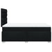 Pat box spring cu saltea, negru, 120x190 cm, catifea - WALTI WALTI
