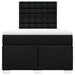 Pat box spring cu saltea, negru, 120x190 cm, catifea - WALTI WALTI