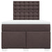 Pat box spring cu saltea, maro închis, 120x190 cm, textil - WALTI WALTI