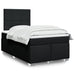 Pat box spring cu saltea, negru, 120x200 cm, textil - WALTI WALTI