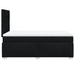 Pat box spring cu saltea, negru, 120x200 cm, textil - WALTI WALTI